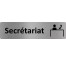 Plaque de porte économique " Secrétariat "