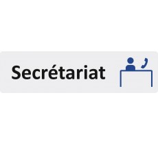 Plaque de porte standard en plexiglass " Secrétariat "
