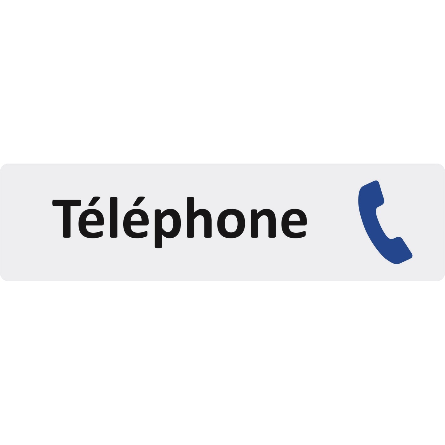 Plaque de porte économique " Téléphone "