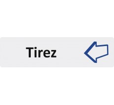 Plaque de porte économique " Tirez "