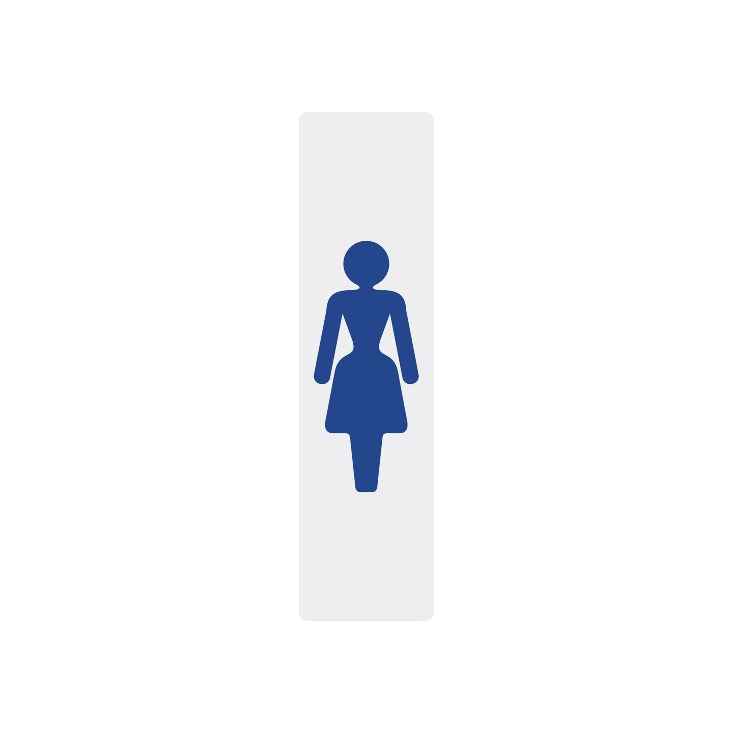 Plaque de porte économique " Logo femme "