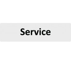 Plaque de porte standard en plexiglass " Service "