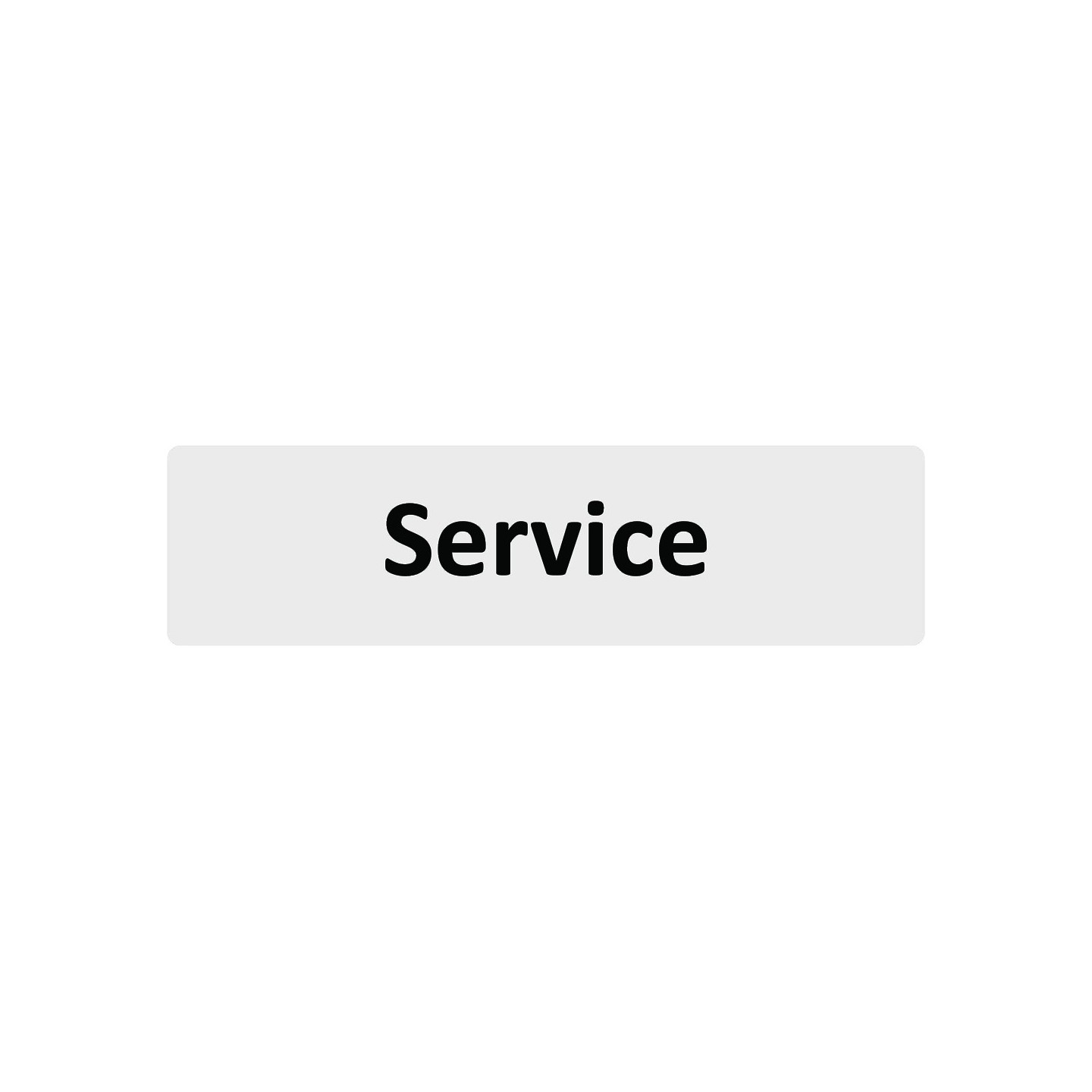 Plaque de porte économique " Service "