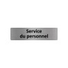 Plaque de porte économique " Service du personnel "