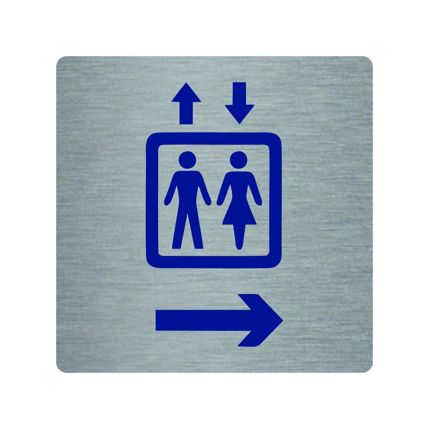 Pictogramme économique " Ascenseur à droite "