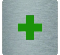 Pictogramme économique en alu " Soins, infirmerie "