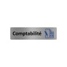 Plaque de porte économique " Comptabilité "