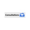 Plaque de porte économique en plexi " Consultations "