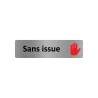 Plaque de porte économique " Sans issue "