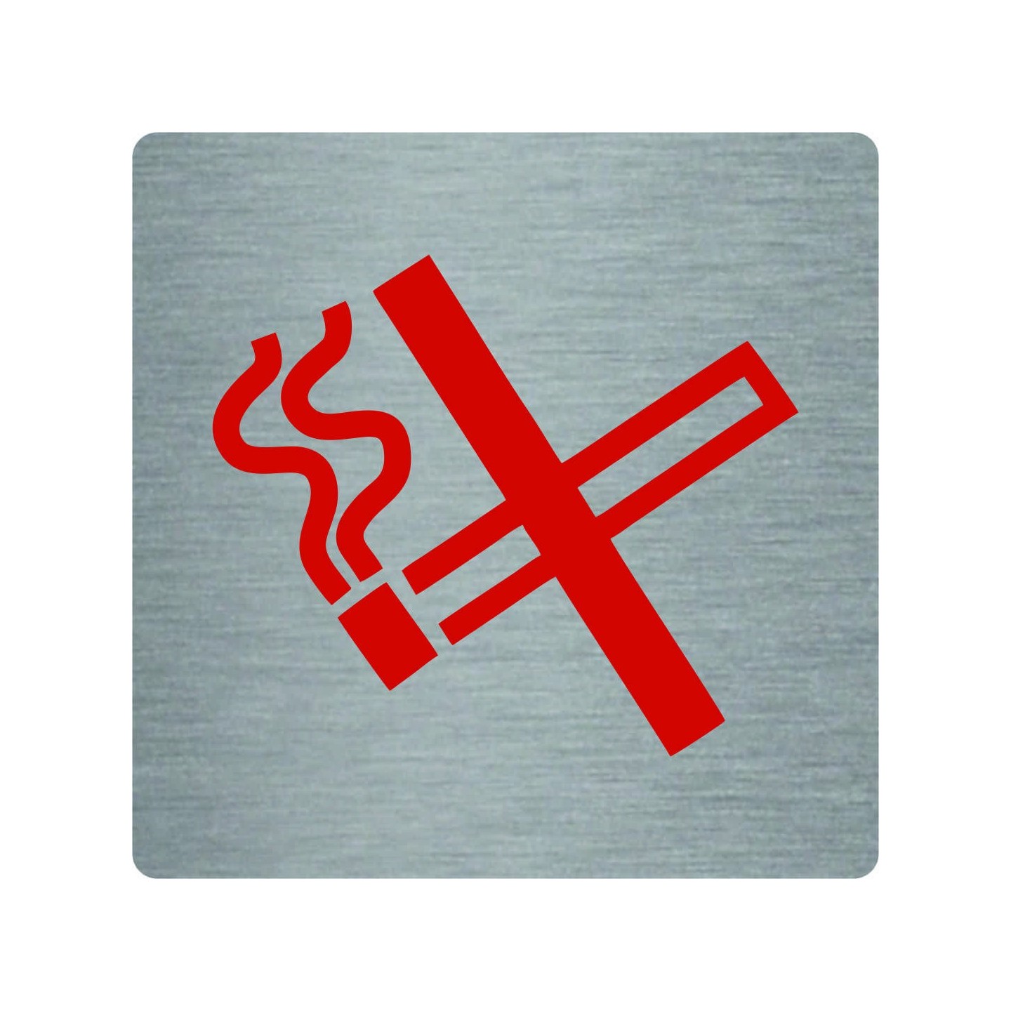 Pictogramme économique en alu " Défense de fumer "
