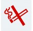 Pictogramme économique en alu " Défense de fumer "