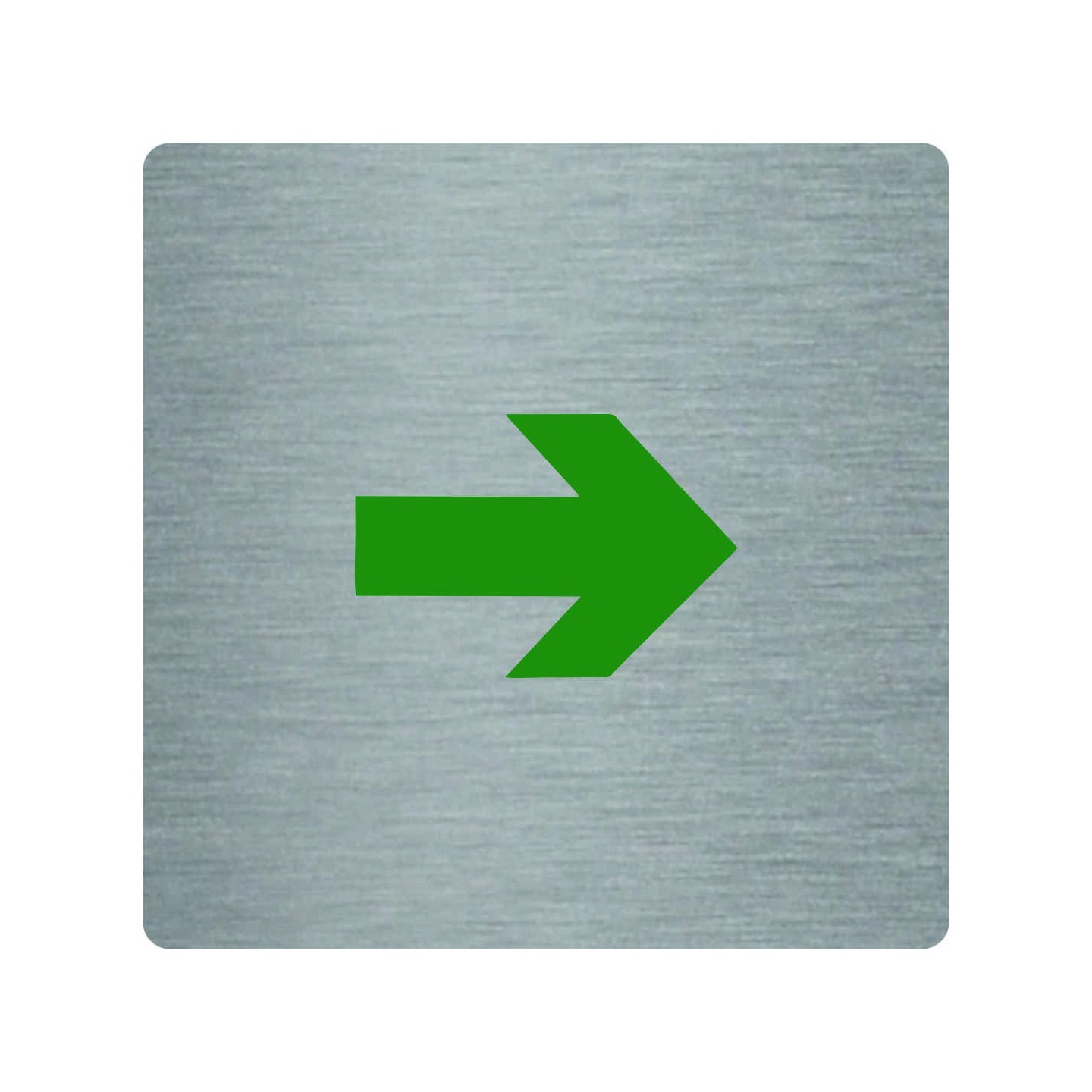Pictogramme économique en alu " Flèche "