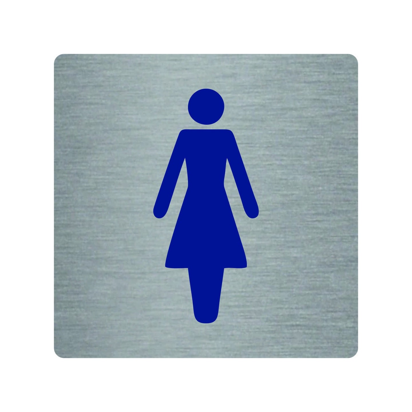 Pictogramme économique en alu " Toilettes femme "