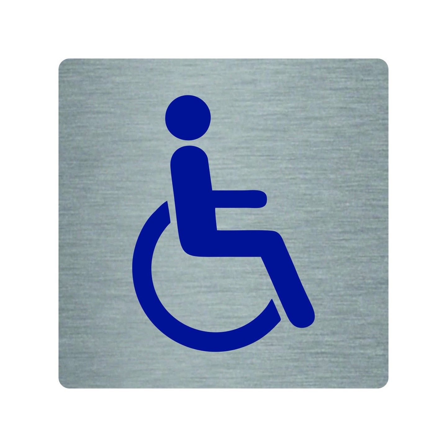 Pictogramme économique en alu " Toilettes handicapé "