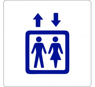 Pictogramme économique " Ascenseur "