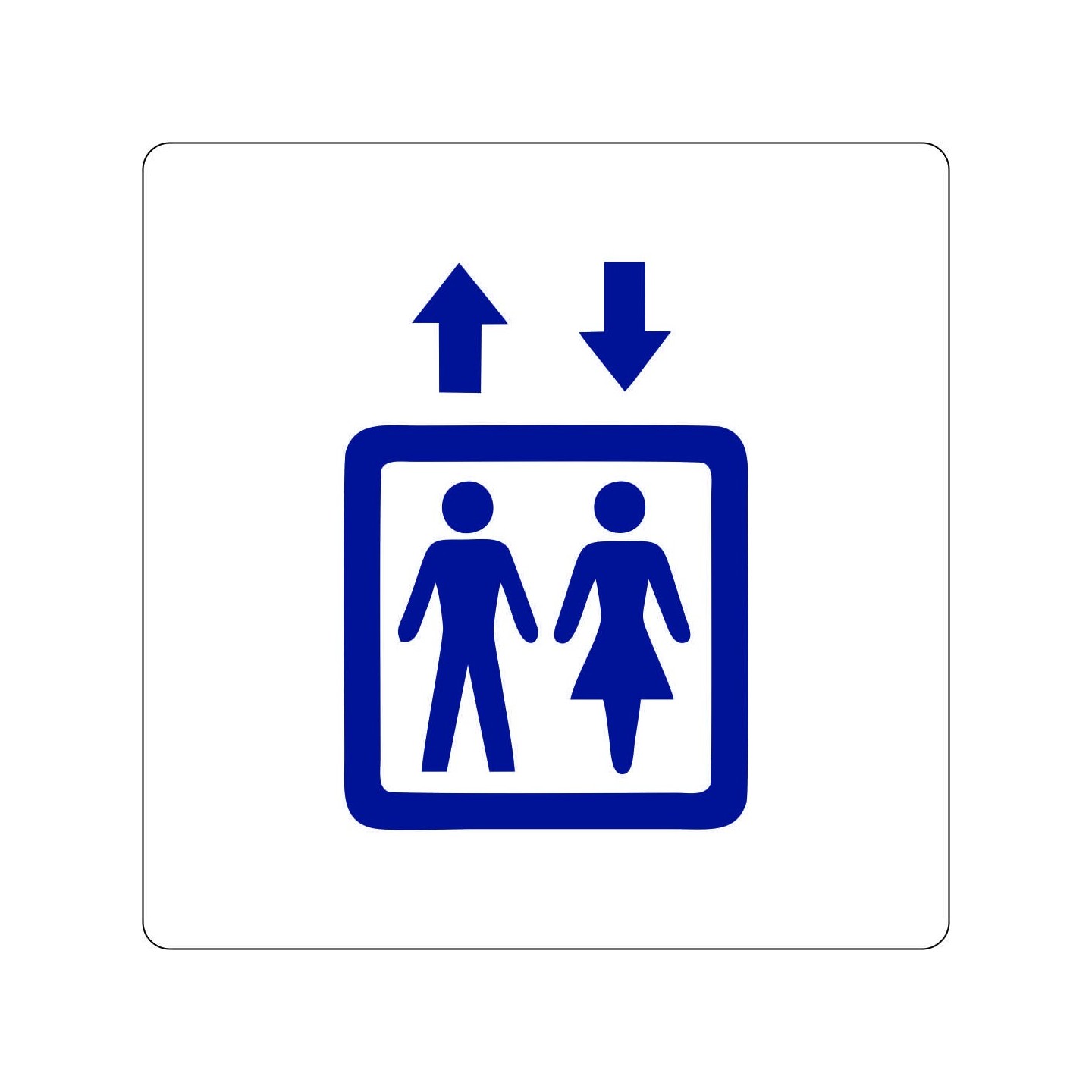 Pictogramme économique " Ascenseur "