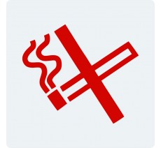 Pictogramme économique en plexi " Défense de fumer "