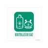 Panneau de déchetterie Bouteilles de gaz
