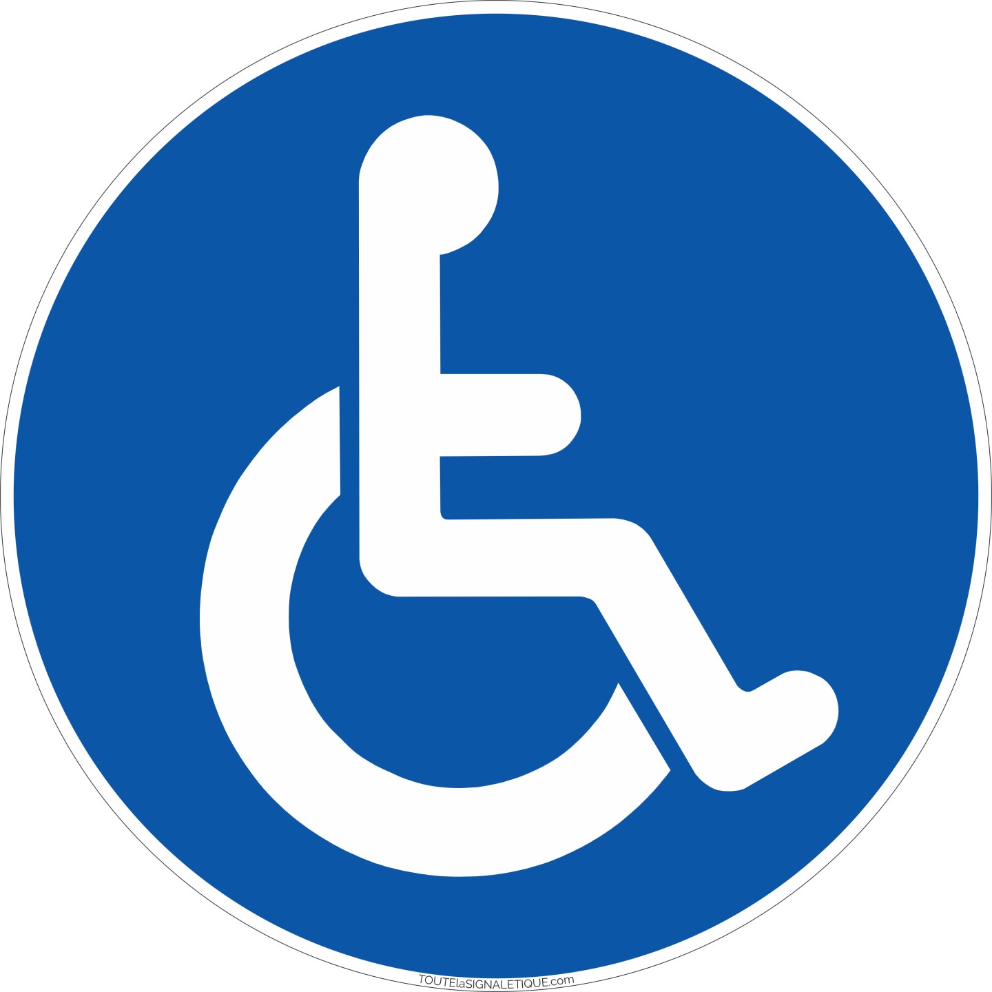 Panneau Handicapé