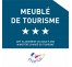 Panonceau Meublé de tourisme 3 étoiles 2019