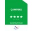 Panonceau Camping loisirs 4 étoiles 2019