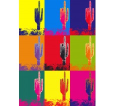 Cactus avec filtre Andy Warhol
