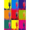 Cactus avec filtre Andy Warhol