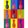 Ananas avec filtre Andy Warhol