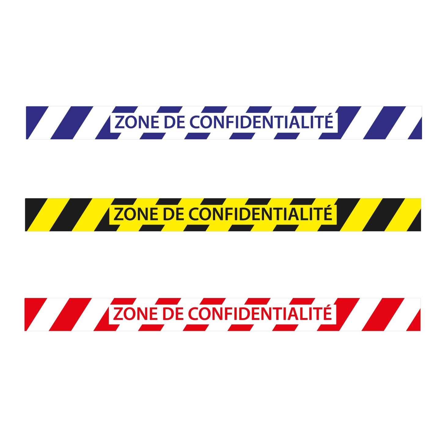 Bandes de sol ZONE DE CONFIDENTIALITE