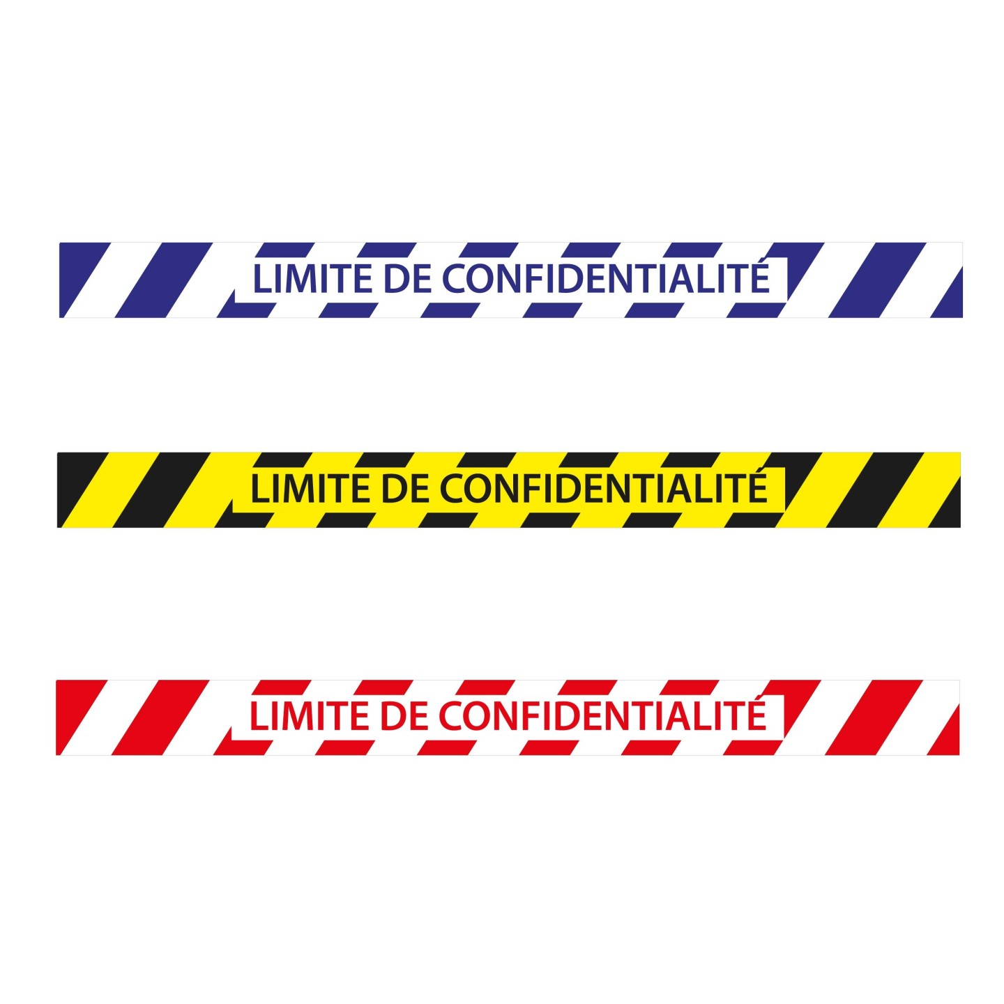 Bandes de sol LIMITE DE CONFIDENTIALITE