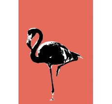 Flamand Rose avec filtre Andy Warhol