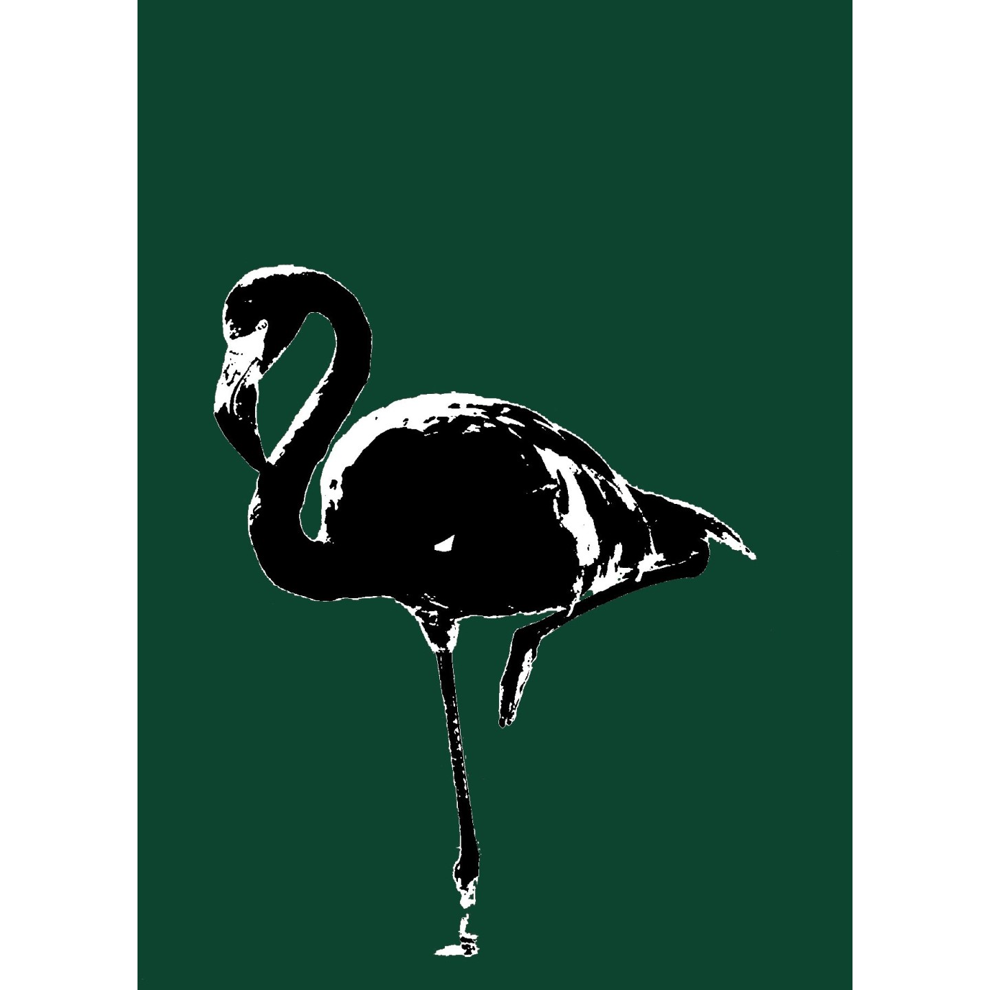 Flamand Rose avec filtre Andy Warhol
