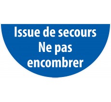 Pictogramme Sortie de secours - ne pas encombrer