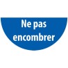 Pictogramme "Ne pas encombrer"