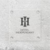 Panonceau Hôtel Indépendant transparent
