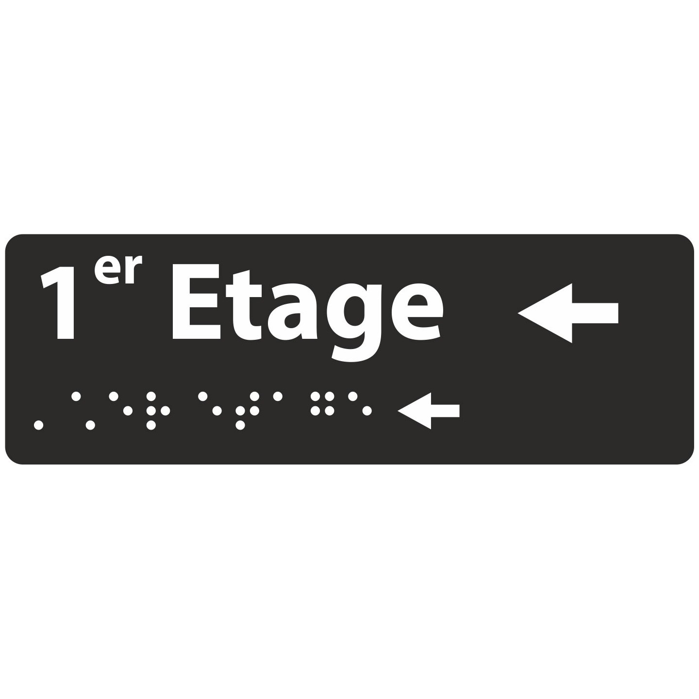 Manchons braille 1er étage droite noir