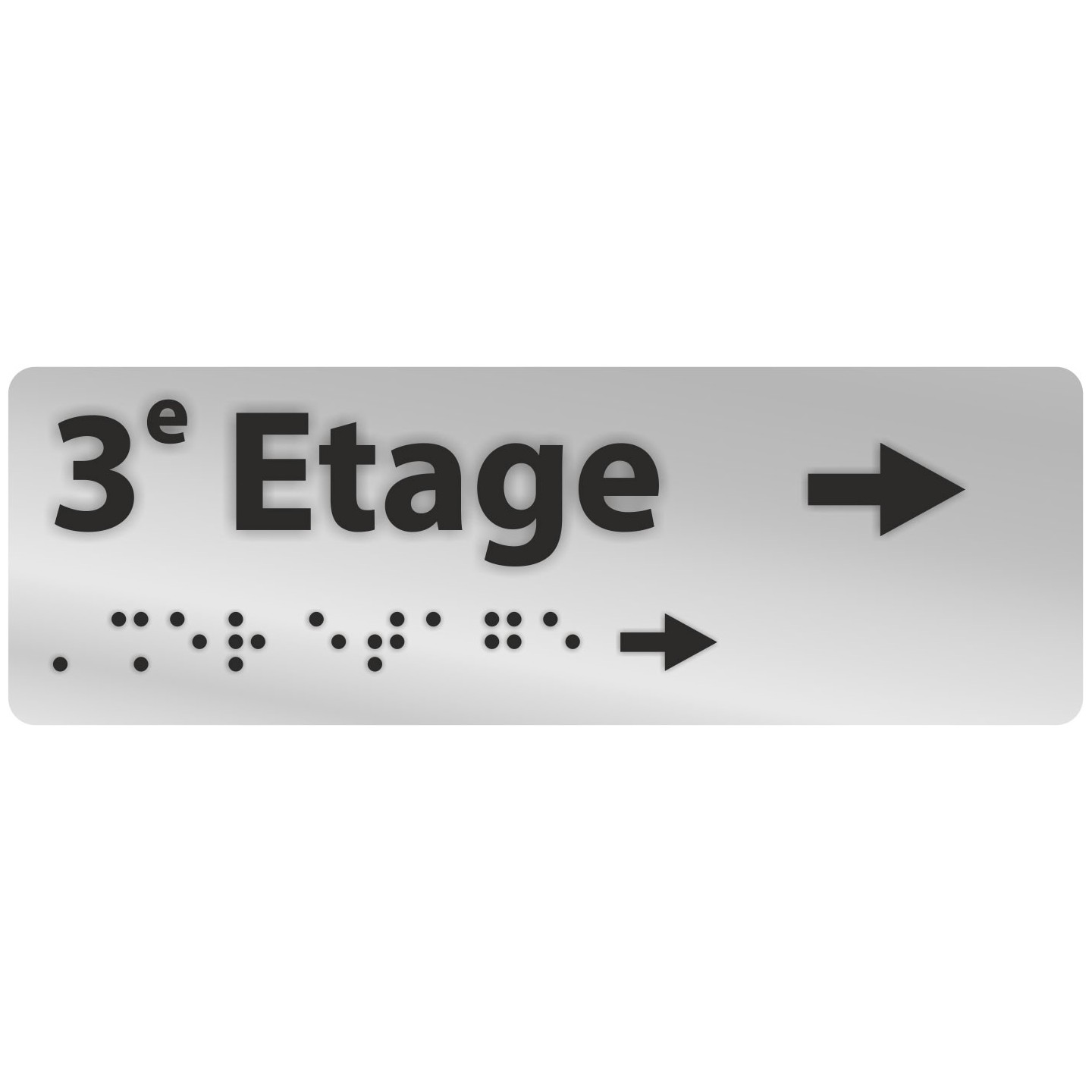 Manchon braille et relief 3e étage