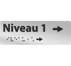 Manchon braille et relief : Niveau 1