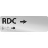 Manchon braille et relief RDC
