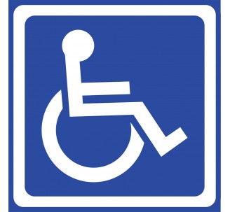 Signalisation - Places Réservées - Logo Pmr Symbole Handicap