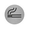Plaque porte picto rond "Cigarette"