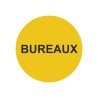 Plaque porte picto rond "bureaux"