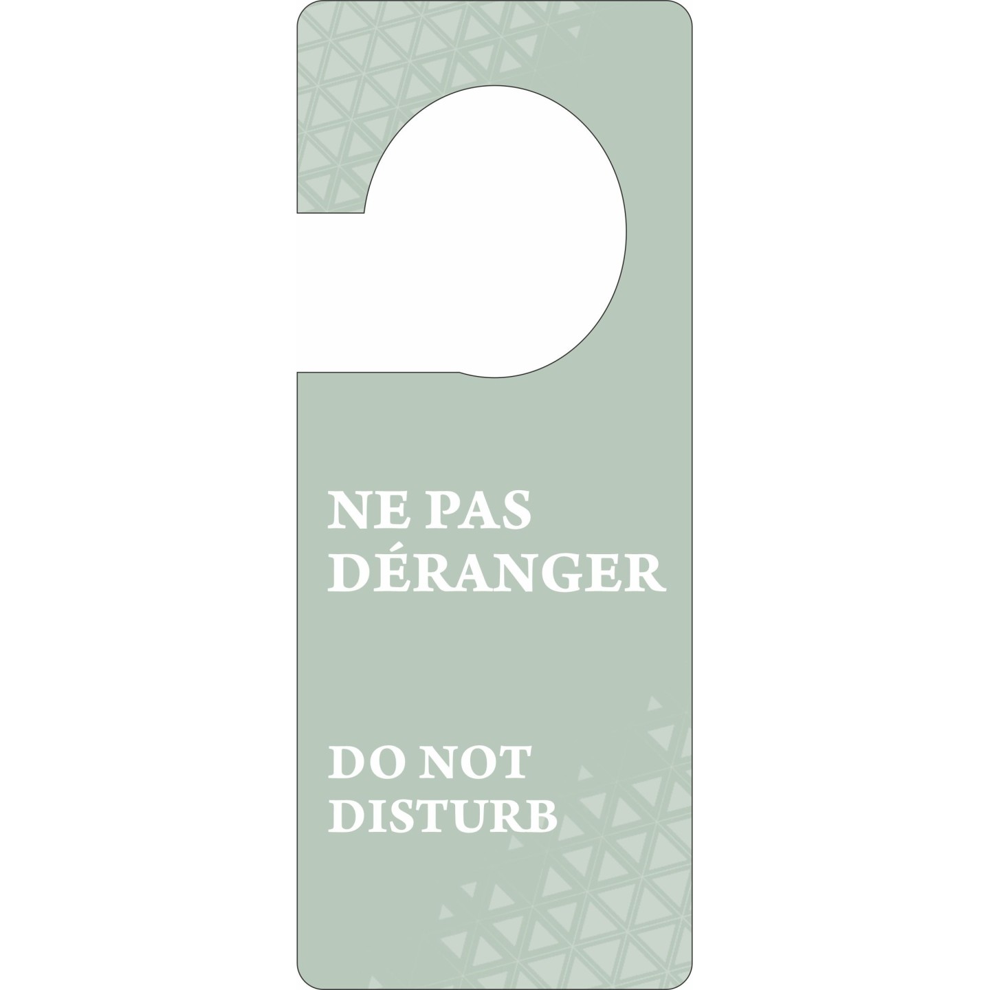 Pancarte accroche-porte