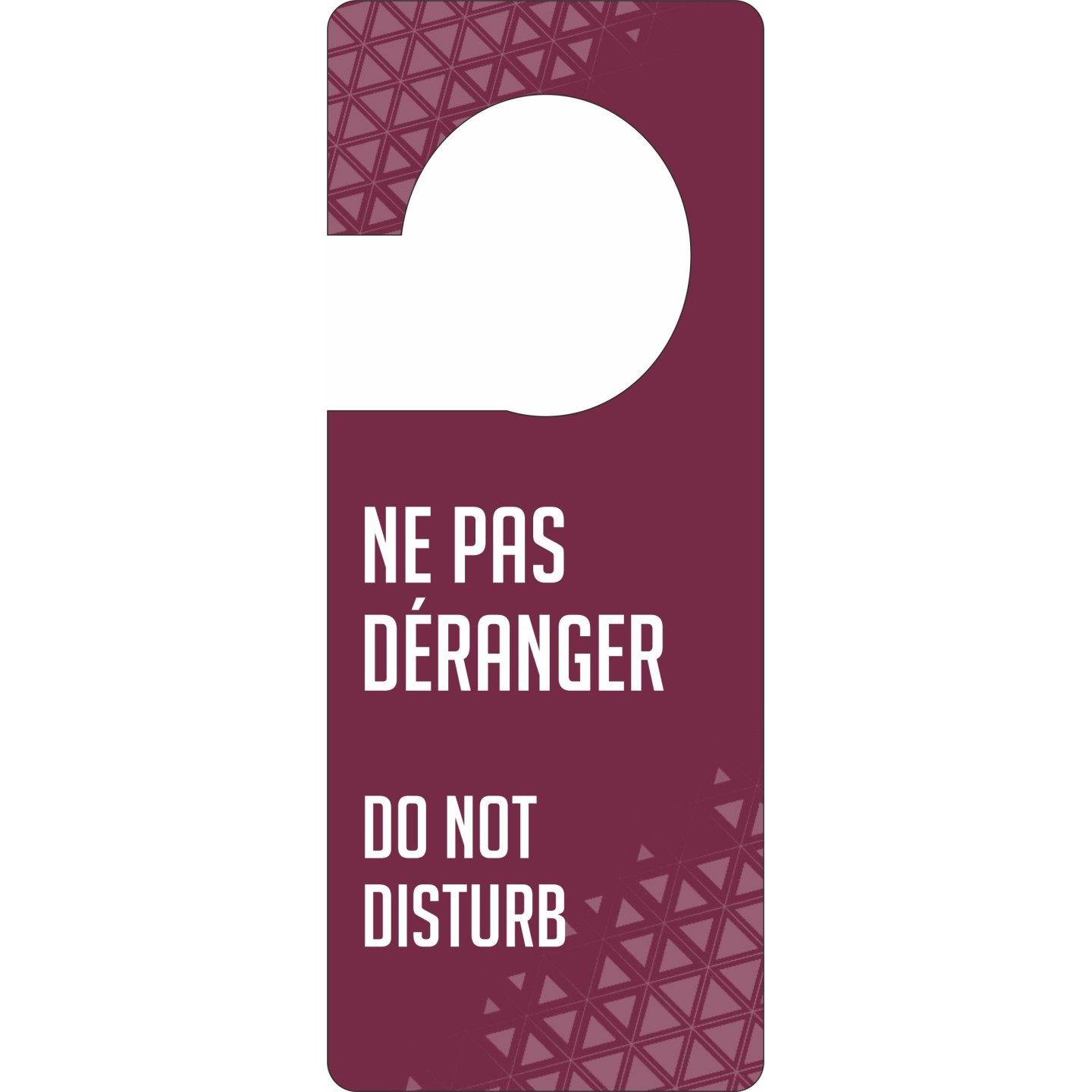 Pancarte accroche-porte