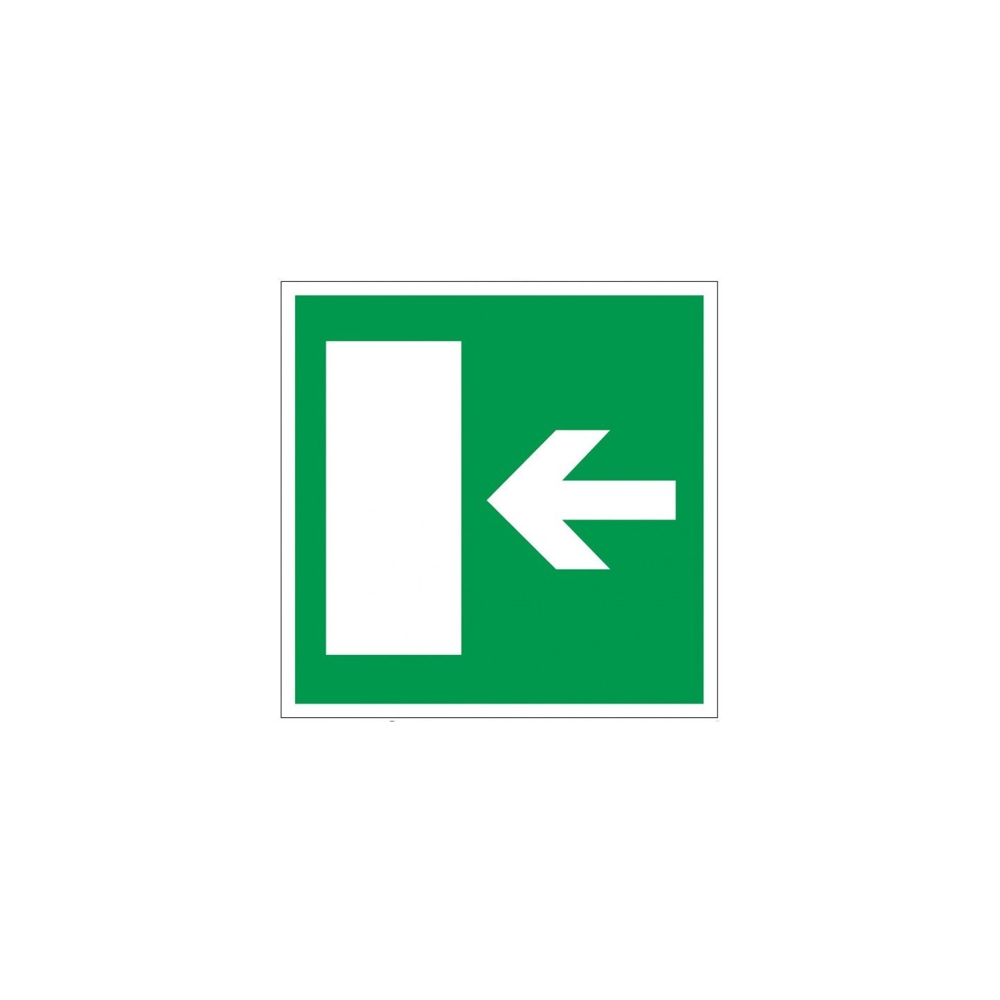 Sortie de secours gauche/droite - Panneau PVC ou autocollant