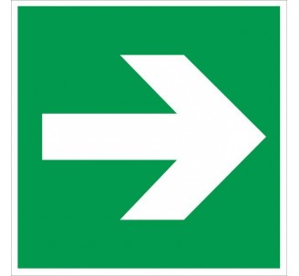 Flèche gauche/droite - Adhésif ou panneau PVC rigide