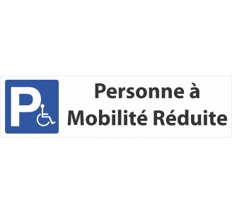 Panneau de signalisation "Personne à mobilité réduite"