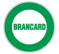 Panneau PVC rigide diamètre 300mm Brancard