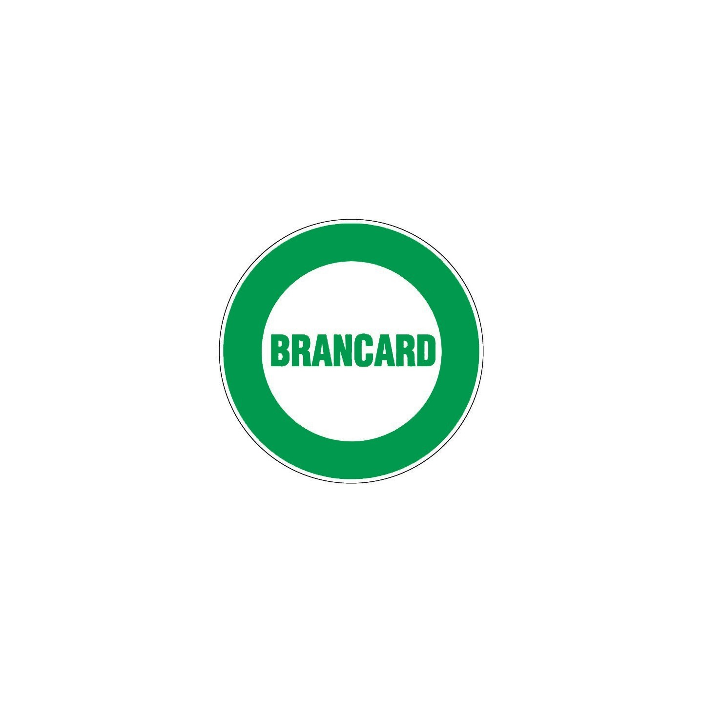Panneau Brancard PVC rigide diamètre 300mm  