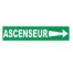 Ascenseur vers la droite - Panneau PVC rigide